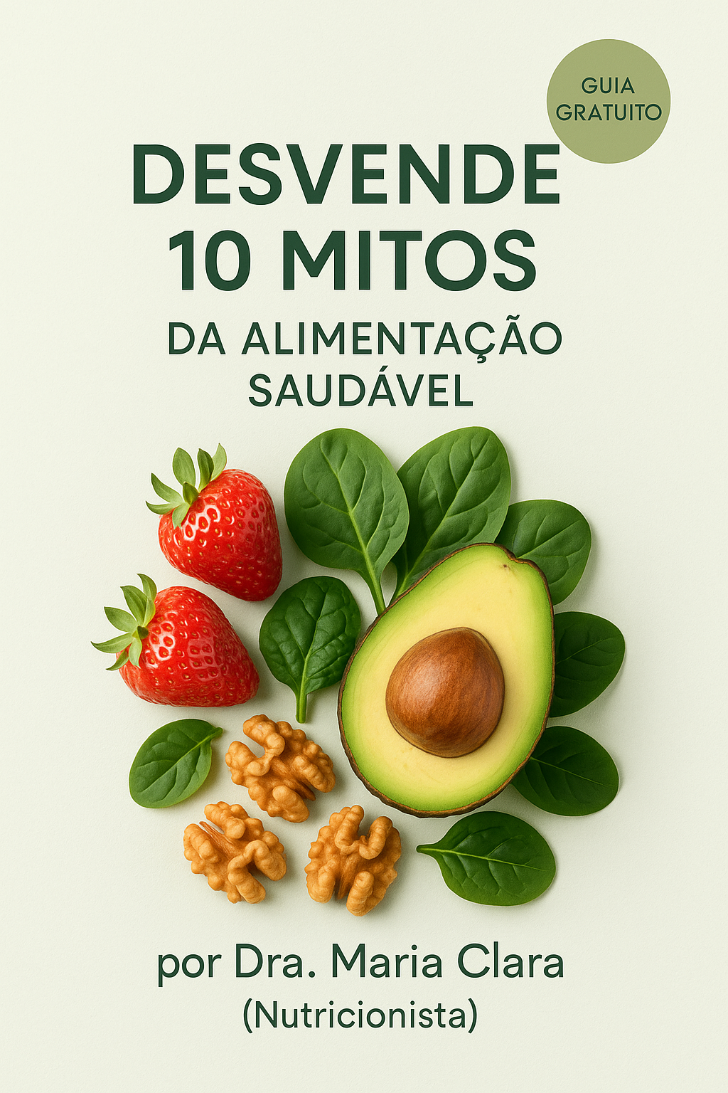 Capa do E-book Gratuito sobre Mitos da Alimentação