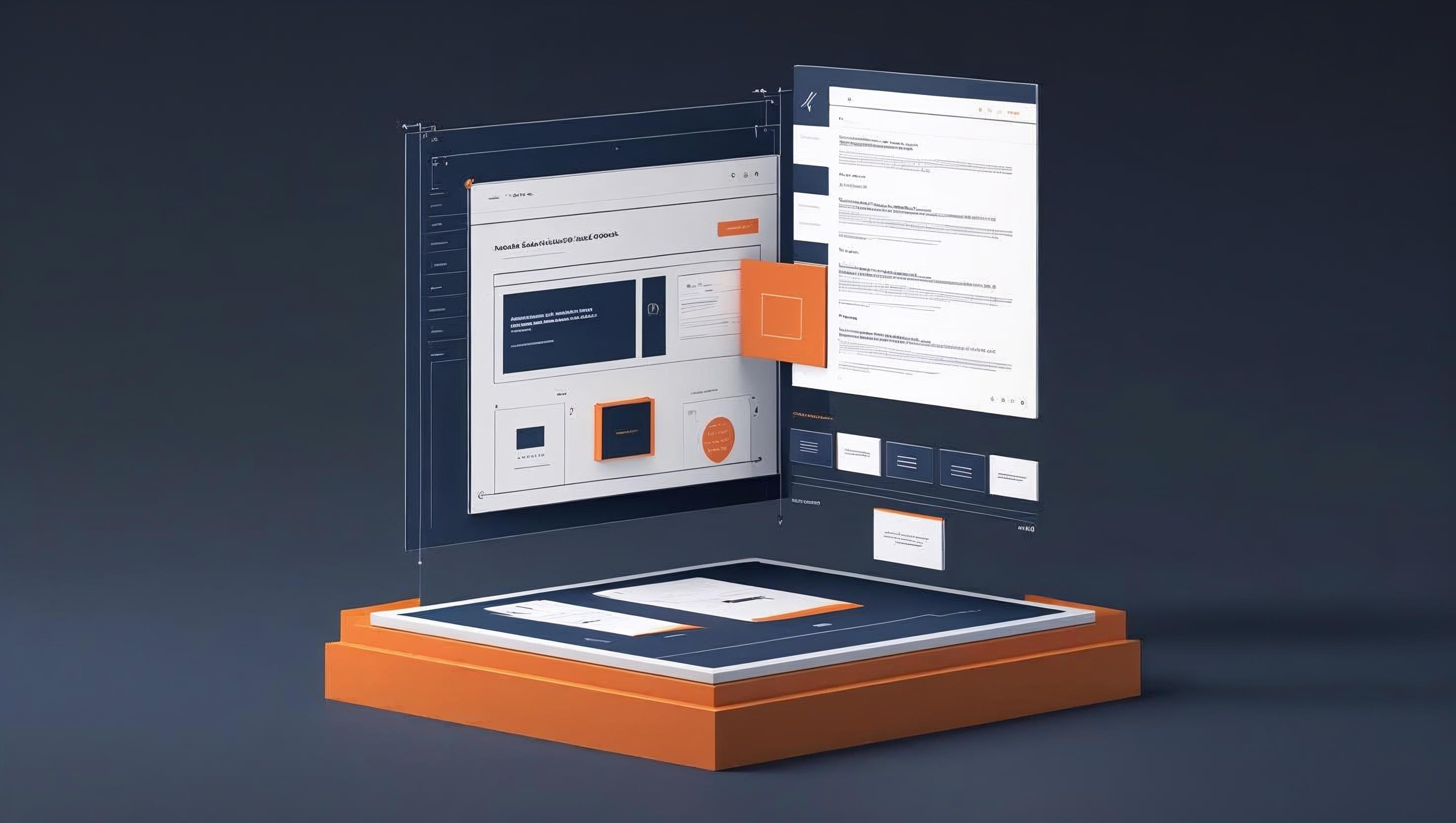 Conceito de criação de sites profissionais
